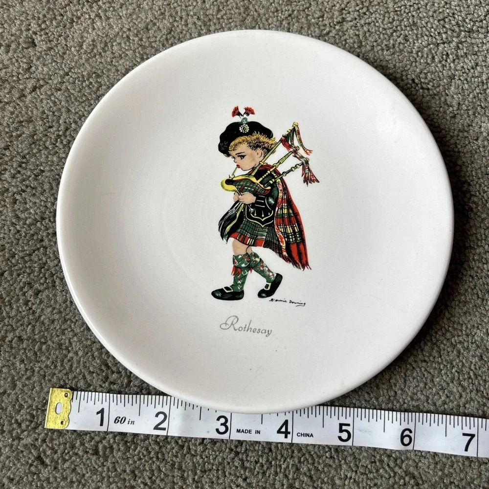 Brownie‎ Downing Ceramics Dish Frae Bonnie Scotland Plate by JH Weatherby & Sons